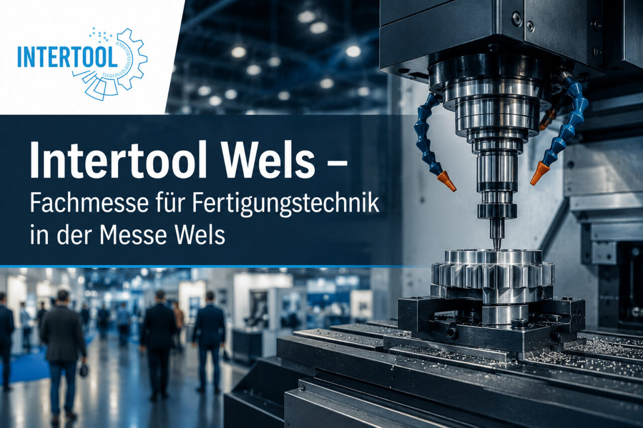 Intertool Wels – CNC-Werkzeugmaschine und moderne Fertigungstechnik auf der Fachmesse in der Messe Wels.